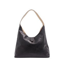Charlene 2-in-1 Reversible Hobo - Black / Light Khaki 